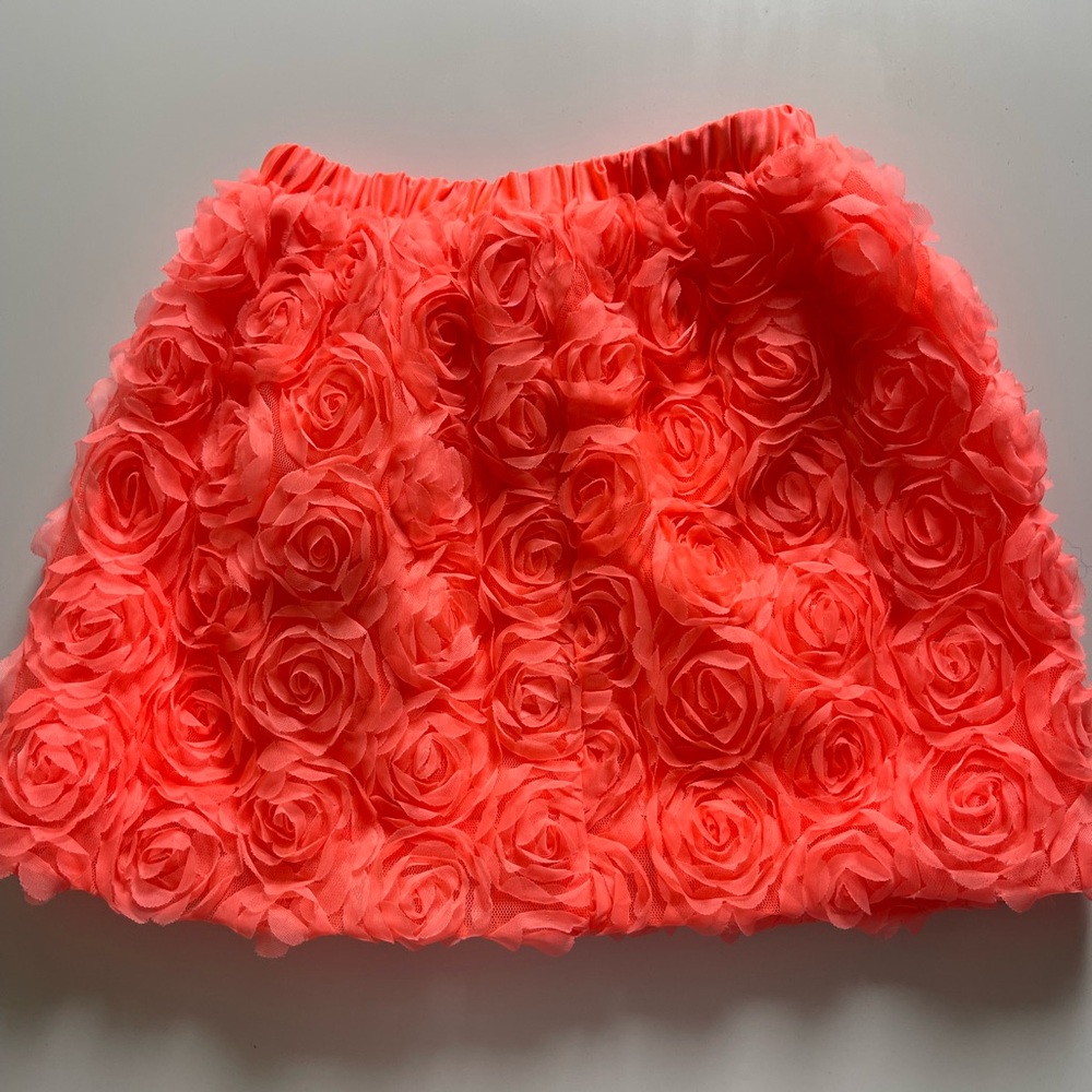 Cherokee Pink Bubble Mini Skirt Ruffled Cocktail